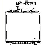 Hladnjak, hlađenje motora NRF NRF 58278 IC-C3FED9