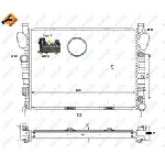 Hladnjak, hlađenje motora NRF NRF 58366 IC-C3CA36