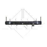 Hladnjak, hlađenje motora NRF NRF 58404 IC-C3FEE4
