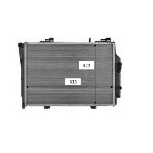 Hladnjak, hlađenje motora NRF NRF 58489 IC-D8F180