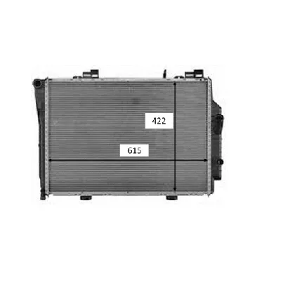 Hladnjak, hlađenje motora NRF NRF 58489 IC-D8F180