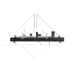 Hladnjak, hlađenje motora NRF NRF 58495 IC-DEB36C