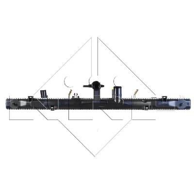 Hladnjak, hlađenje motora NRF NRF 58611 IC-DEB380