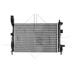 Hladnjak, hlađenje motora NRF NRF 58650 IC-DEB386