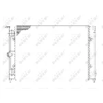 Hladnjak, hlađenje motora NRF NRF 58697 IC-AE5924