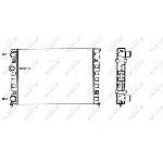 Hladnjak, hlađenje motora NRF NRF 58819 IC-AE595B