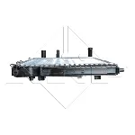 Hladnjak, hlađenje motora NRF NRF 58868 IC-C3C99B