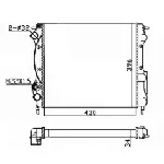 Hladnjak, hlađenje motora NRF NRF 58934A IC-DEB3E0