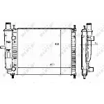 Hladnjak, hlađenje motora NRF NRF 59123 IC-DEB3A5