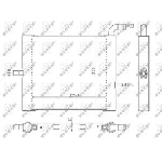 Hladnjak, hlađenje motora NRF NRF 59176 IC-E10F88
