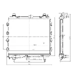 Hladnjak, hlađenje motora NRF NRF 59259 IC-F70199