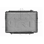 Hladnjak, hlađenje motora NRF NRF 596712 IC-DA741C