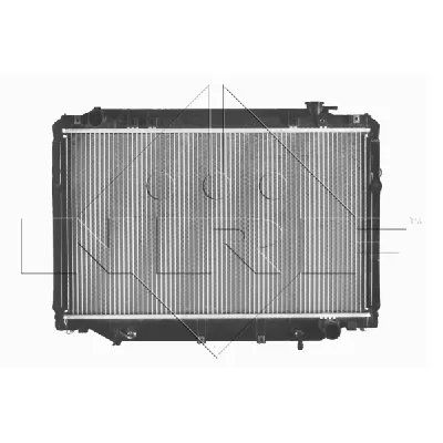 Hladnjak, hlađenje motora NRF NRF 596712 IC-DA741C