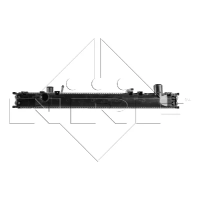 Hladnjak, hlađenje motora NRF NRF 596712 IC-DA741C