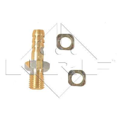 Hladnjak, hlađenje motora NRF NRF 596712 IC-DA741C