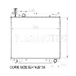 Hladnjak, hlađenje motora THERMOTEC D72017TT IC-B67B73