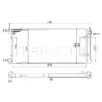 Hladnjak, hlađenje motora THERMOTEC D7W028TT IC-B8DDA8