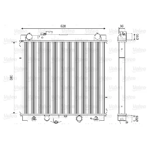Hladnjak, hlađenje motora VALEO VAL701596 IC-D78071