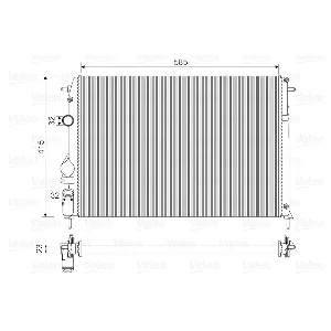 Hladnjak, hlađenje motora VALEO VAL732866 IC-A83523
