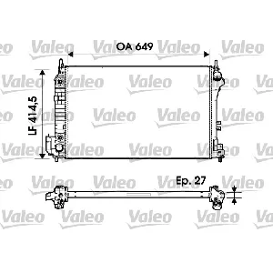 Hladnjak, hlađenje motora VALEO VAL732947 IC-A8354A