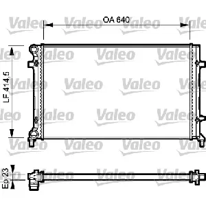 Hladnjak, hlađenje motora VALEO VAL734332 IC-BE6B61