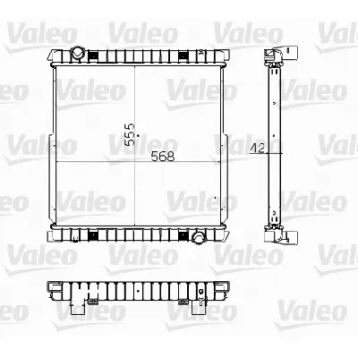 Hladnjak, hlađenje motora VALEO VAL734872 IC-BACBEA