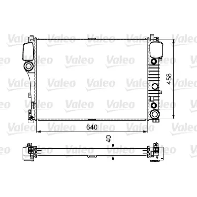 Hladnjak, hlađenje motora VALEO VAL735299 IC-C07F4D