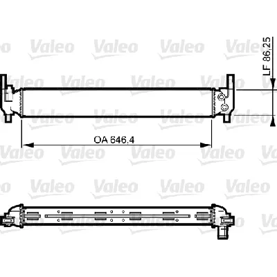 Hladnjak, hlađenje motora VALEO VAL735310 IC-CF99EA