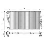 Hladnjak, hlađenje motora VALEO VAL735453 IC-C71A05