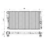 Hladnjak, hlađenje motora VALEO VAL735455 IC-C71A07