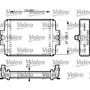Hladnjak, hlađenje motora VALEO VAL735467 IC-CF60F8