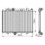 Hladnjak, hlađenje motora VALEO VAL735630 IC-D8E09A