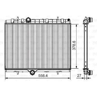 Hladnjak, hlađenje motora VALEO VAL735630 IC-D8E09A