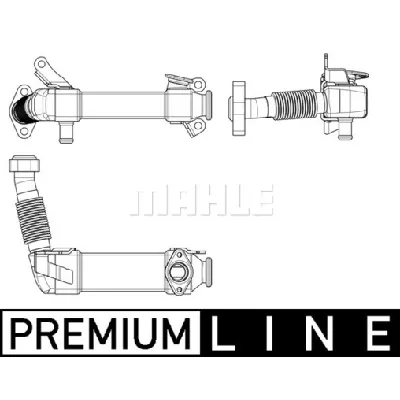 Hladnjak, recirkulacija izduvnih gasova MAHLE CE 17 000P IC-G0QID5