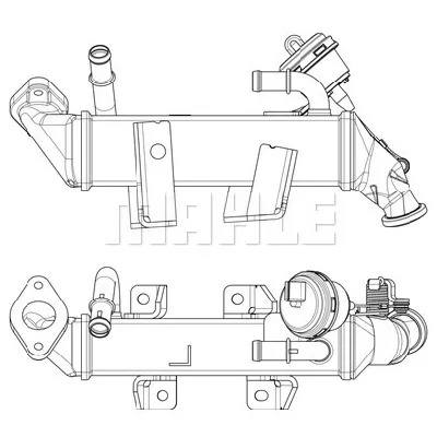 Hladnjak, recirkulacija izduvnih gasova MAHLE CE 19 000P IC-G08DNI