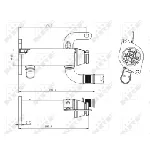 Hladnjak, recirkulacija izduvnih gasova NRF NRF 48006 IC-DA7400