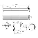 Hladnjak, recirkulacija izduvnih gasova NRF NRF 48104 IC-DC08AD