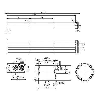 Hladnjak, recirkulacija izduvnih gasova NRF NRF 48104 IC-DC08AD