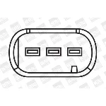 Indukcioni kalem (bobina) BORGWARNER (BERU) ZS 383 IC-D24982