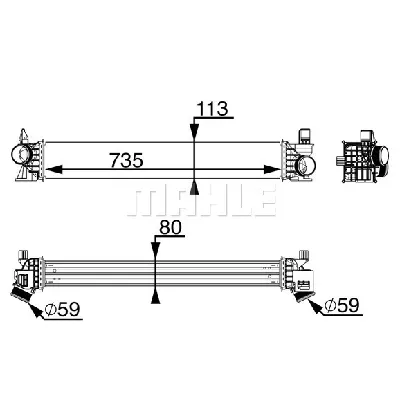 Interkuler MAHLE CI 217 000P IC-G08FEH