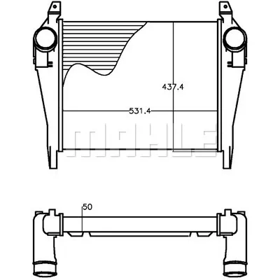 Interkuler MAHLE CI 267 000P IC-G08FEU