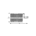 Isparivač, klima-uređaj AVA COOLING BWV365 AVA IC-G0RK8J