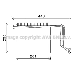 Isparivač, klima-uređaj AVA COOLING MSV563 AVA IC-G0RKBF