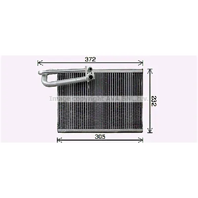 Isparivač, klima-uređaj AVA COOLING VLV101 AVA IC-G0RKCK
