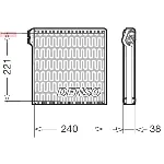 Isparivač, klima-uređaj DENSO DEV09102 IC-D2839C