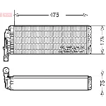 Isparivač, klima-uređaj DENSO DEV12003 IC-D2839F