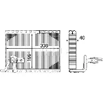 Isparivač, klima-uređaj MAHLE AE 124 000P IC-G0KCB9
