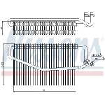Isparivač, klima-uređaj NISSENS NIS 92173 IC-A35A39