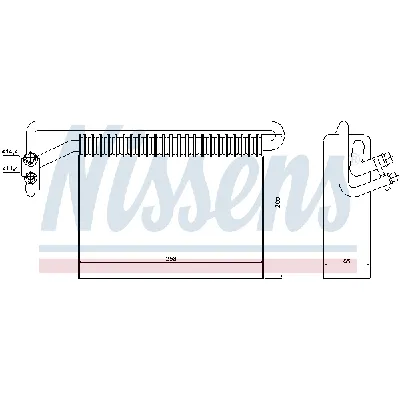 Isparivač, klima-uređaj NISSENS NIS 92177 IC-A35A3D