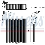 Isparivač, klima-uređaj NISSENS NIS 92214 IC-A95F09